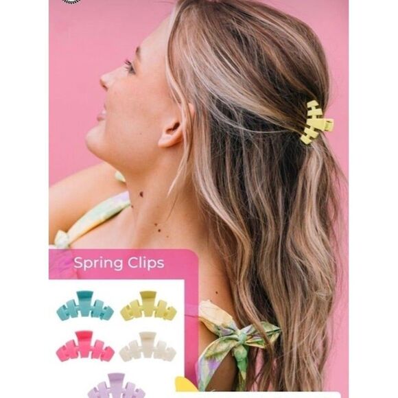 TELETIES BABY BLUE Tiny Hair Clip SPRING LIMITED TIME COLOR Sold Out! - Picture 5 of 5